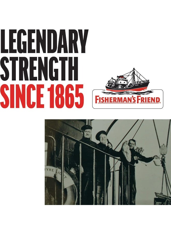FISHERMAN'S FRIEND Cough Drops, Cough Suppressant And Sore Throat Lozenges, Original Extra Strong, 10Mg Menthol, 480 Drops (12 Packs Of 40)  - Image 5