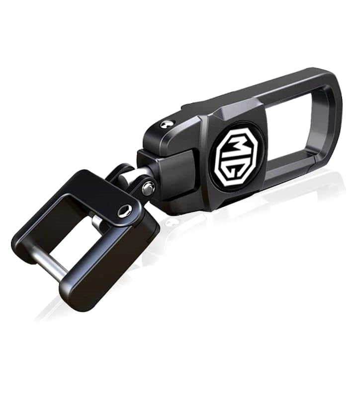 Greenworld Black Color Fob Key Heavy Duty Keychain Suitable for Hector/Astor/Glostor Car (BLACK) - Image 1