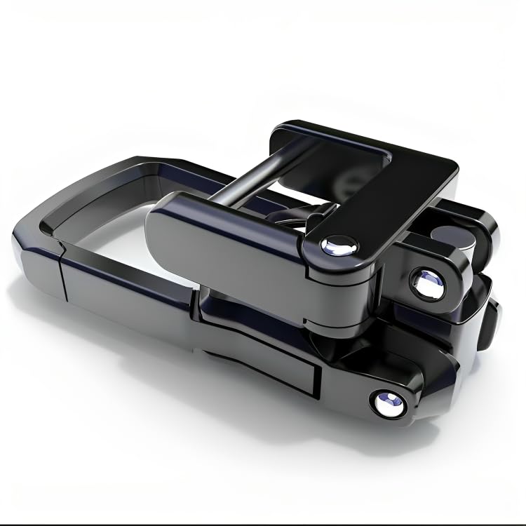Greenworld Black Color Fob Key Heavy Duty Keychain Suitable for Hector/Astor/Glostor Car (BLACK) - Image 5