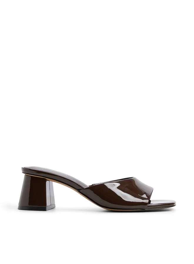 Lanaa Ladies Brown Heeled Sandals