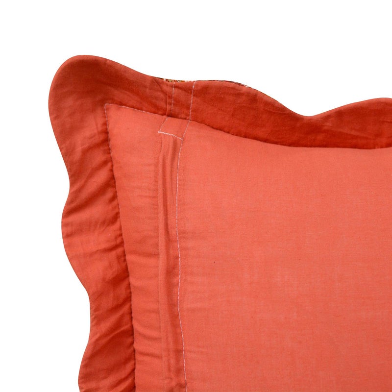 Brandream Bohemian Style Quilted Pillow Shams Set of 2 Exotic Striped Pillow Cases Standard Size - Image 5