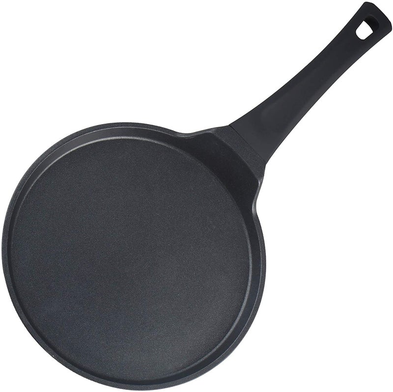 S·KITCHN Nonstick Crepe Pan, Skillet Pan for Dosa Tawa Omelette Tortillas Crispy Pancake, Griddle Pancake Pan, PFOA FREE and Induction Compatible - 10IN - Image 1