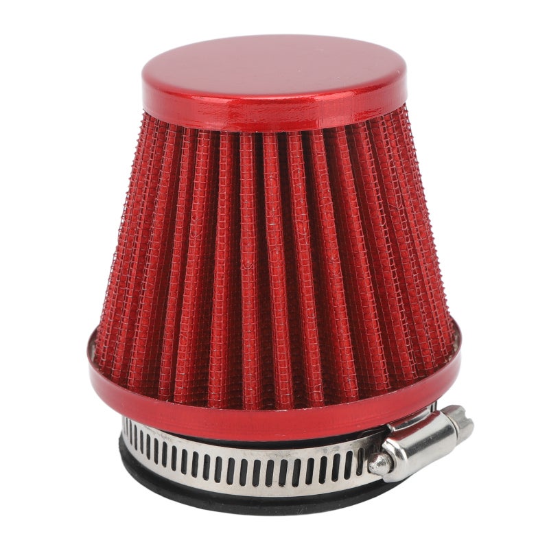 MASHI Air Intake Filter Red Induction Intake Filter - Engine Protection Cold Air Intake Filter for Off Road Motorcycle ATV - Image 3
