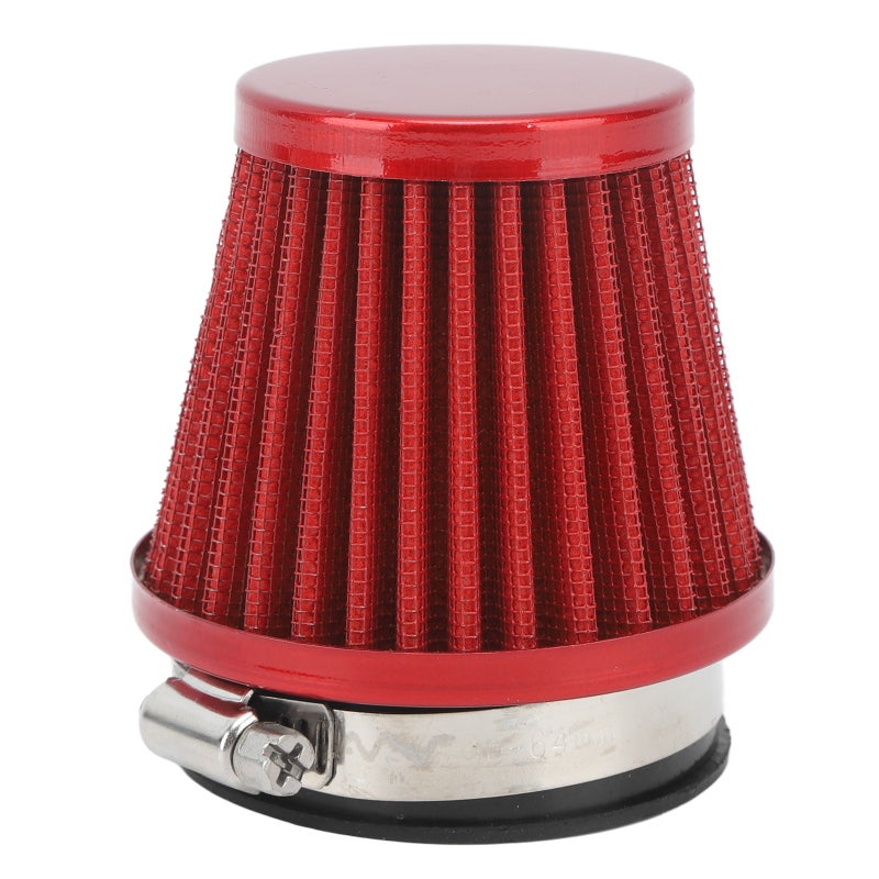 MASHI Air Intake Filter Red Induction Intake Filter - Engine Protection Cold Air Intake Filter for Off Road Motorcycle ATV - Image 1