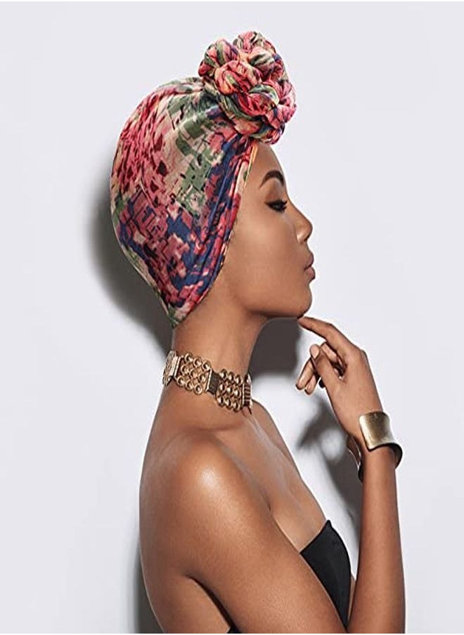 DRESHOW Turban Head Wraps For African Women Long Hair Scarf Shawl Hijab Headscarf Headwrap Hair Accessories  - Image 4