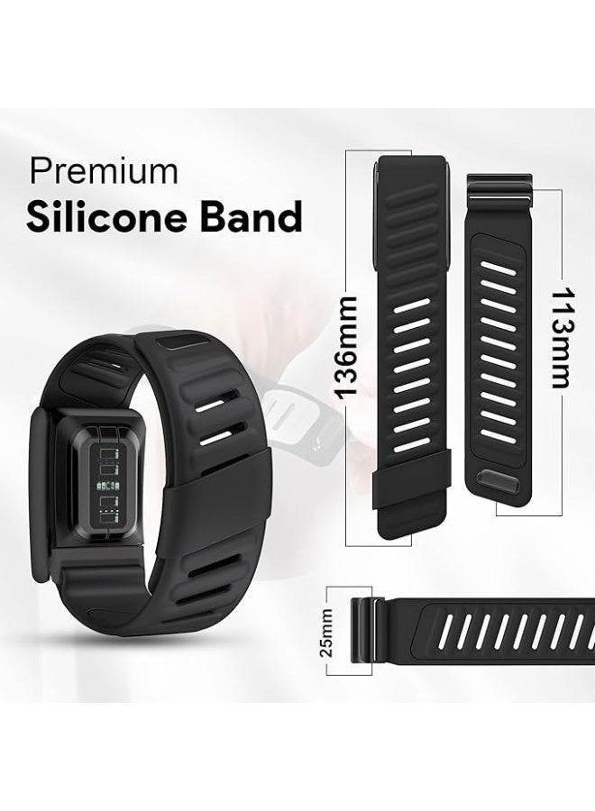 M.A&F's Silicone Sport Replacement Band Compatible with WHOOP 5.0, One, Peak, and Life Fitness Tracker – Breathable, Durable & Comfortable | Not for Whoop Gen 4 - Image 3