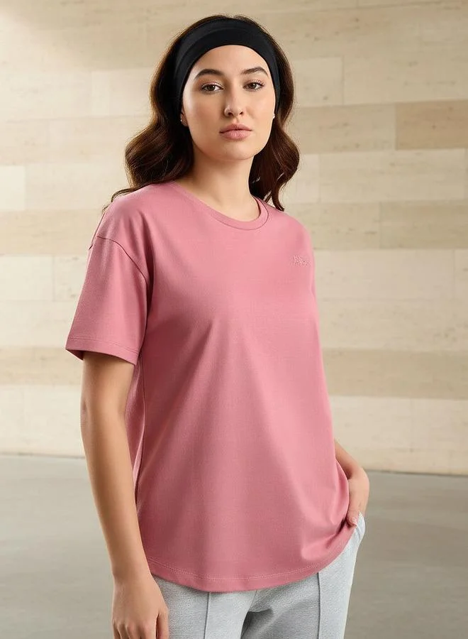 Kappa Kappa Women Logo Embroidered Stretchable T shirt