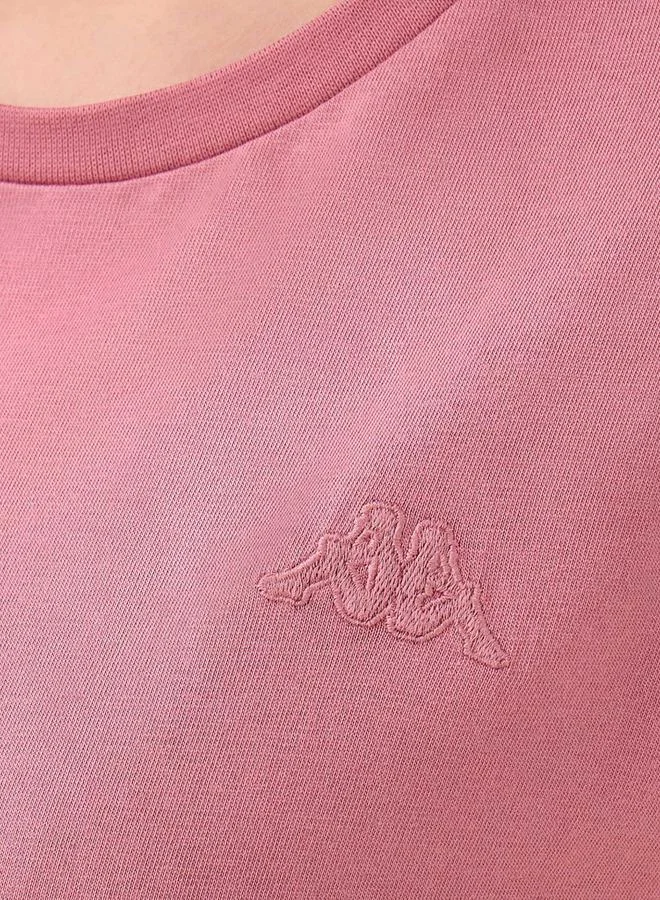 Kappa PINK Kappa Women Logo Embroidered Stretchable T shirt for Women | Best Price UAE