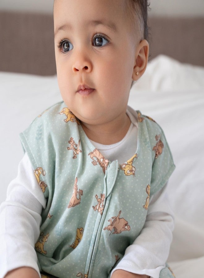 HALO Lion King SleepSack, 100% Cotton Wearable Blanket, Swaddle Transition Sleeping Bag, TOG 0.5, Large, Lion King Friends - Image 2