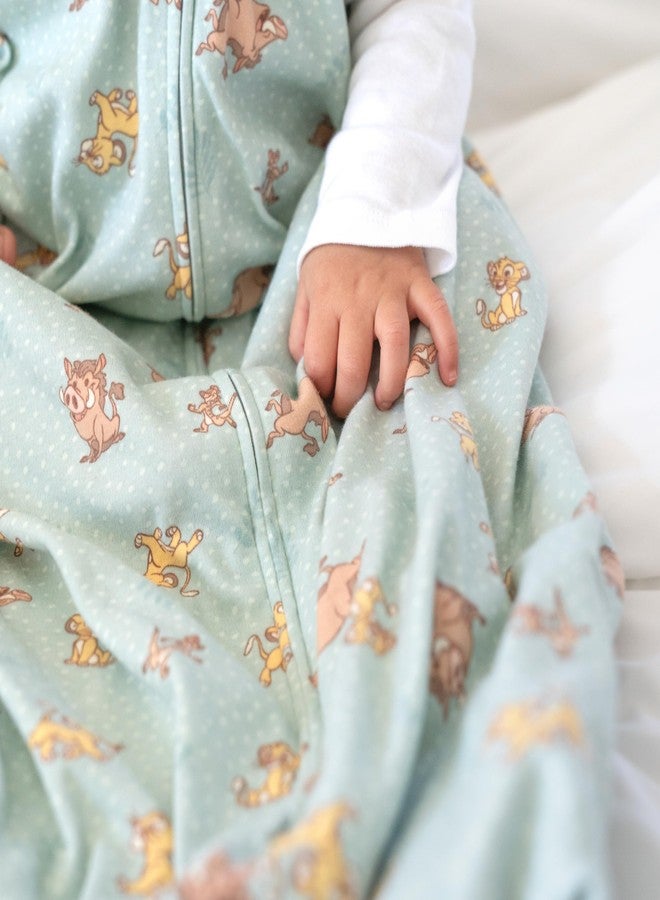 HALO Lion King SleepSack, 100% Cotton Wearable Blanket, Swaddle Transition Sleeping Bag, TOG 0.5, Large, Lion King Friends - Image 3