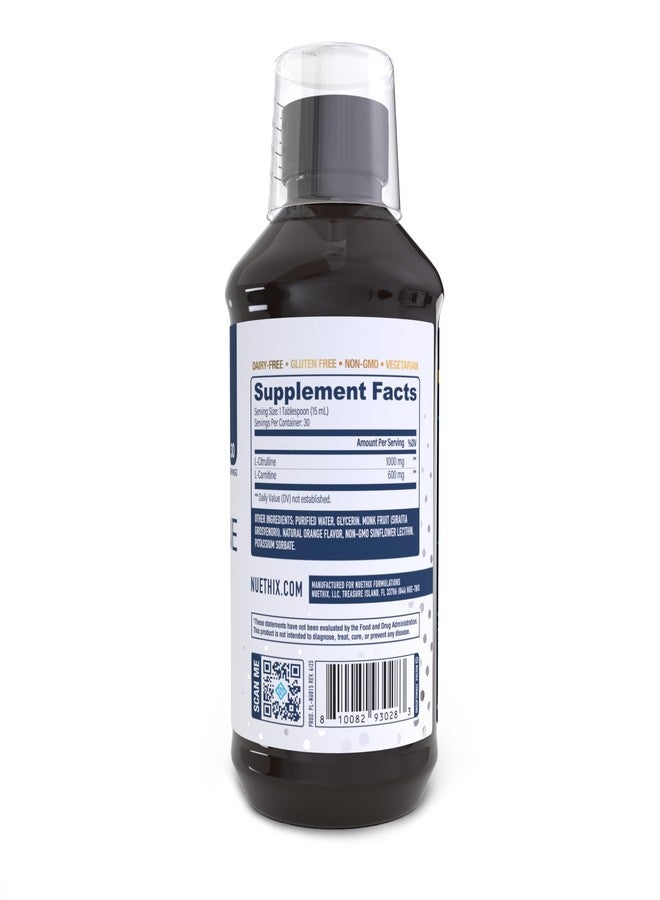 NuEthix Formulations Lipsomal L-Carnitine Supplement 600mg with L-Citrulline 1000mg for Healthy Weight Management, Fat Metabolism, Energy Production and Increased Blood Flow, for Men & Women - Image 3