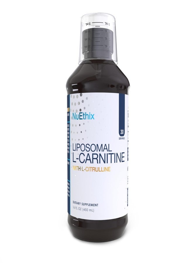 NuEthix Formulations Lipsomal L-Carnitine Supplement 600mg with L-Citrulline 1000mg for Healthy Weight Management, Fat Metabolism, Energy Production and Increased Blood Flow, for Men & Women - Image 1
