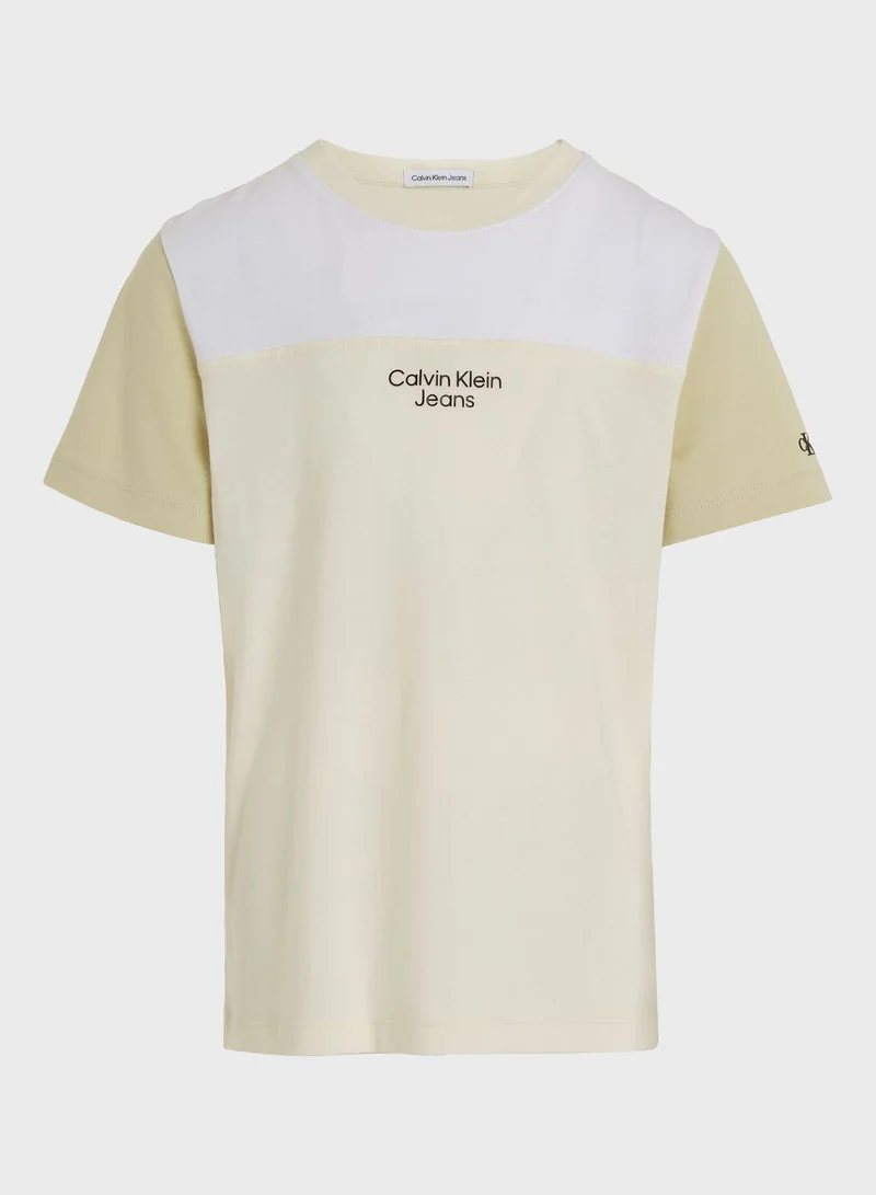Calvin Klein Jeans Youth Color Block T-Shirt