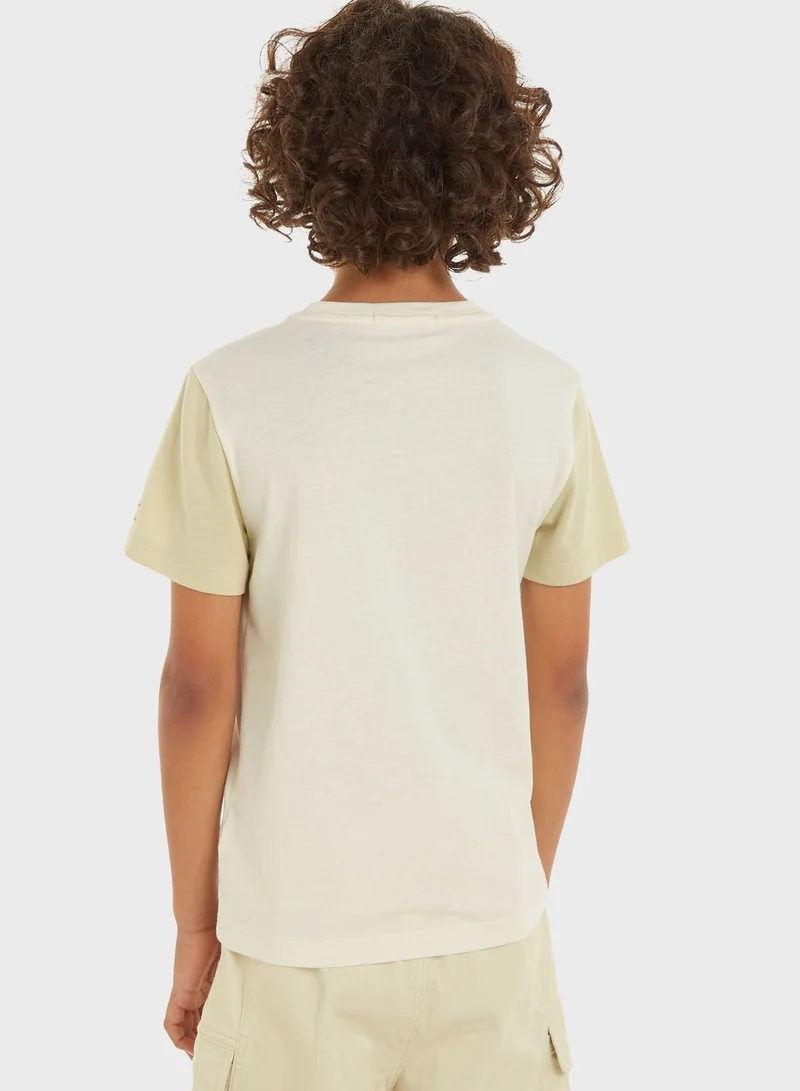 Calvin Klein Jeans Youth Color Block T-Shirt