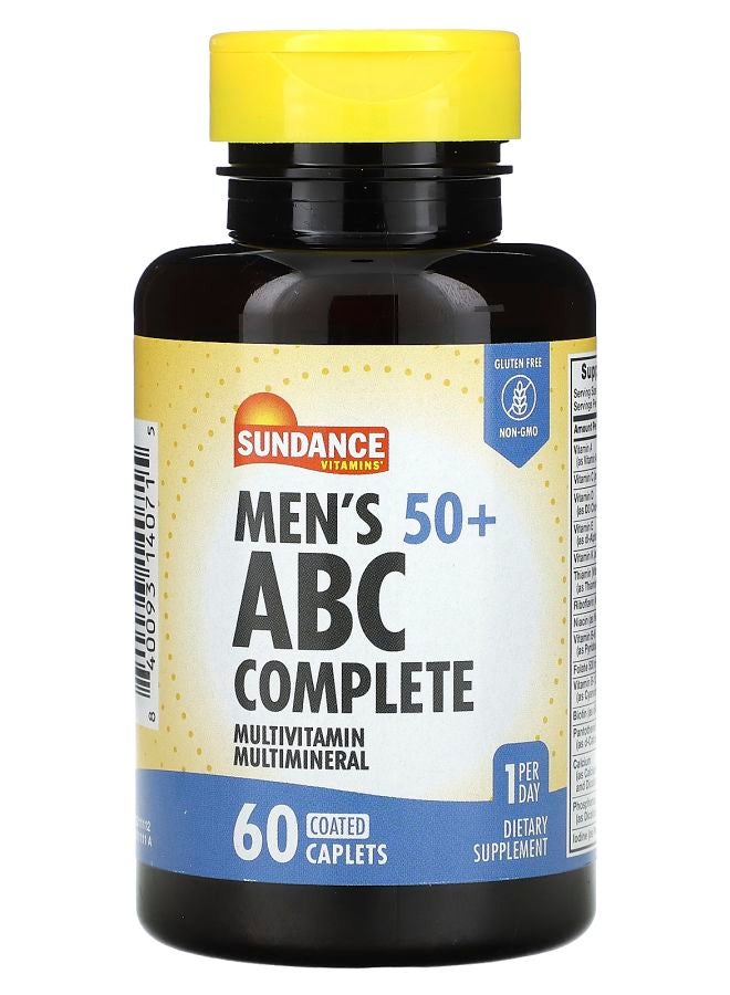 Sundance Men's 50+ ABC Complete Multivitamin Multimineral 60 Coated Caplets
