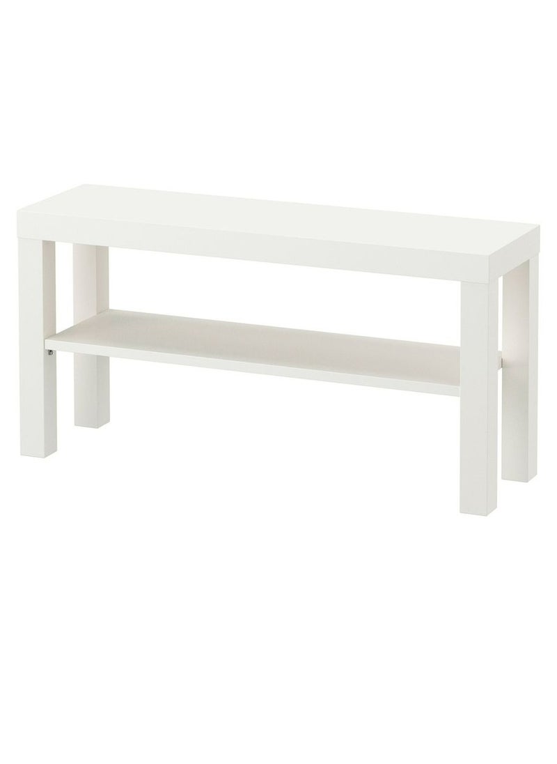 Generic - IKEA TV table with acrylic paint shelf - Image 1