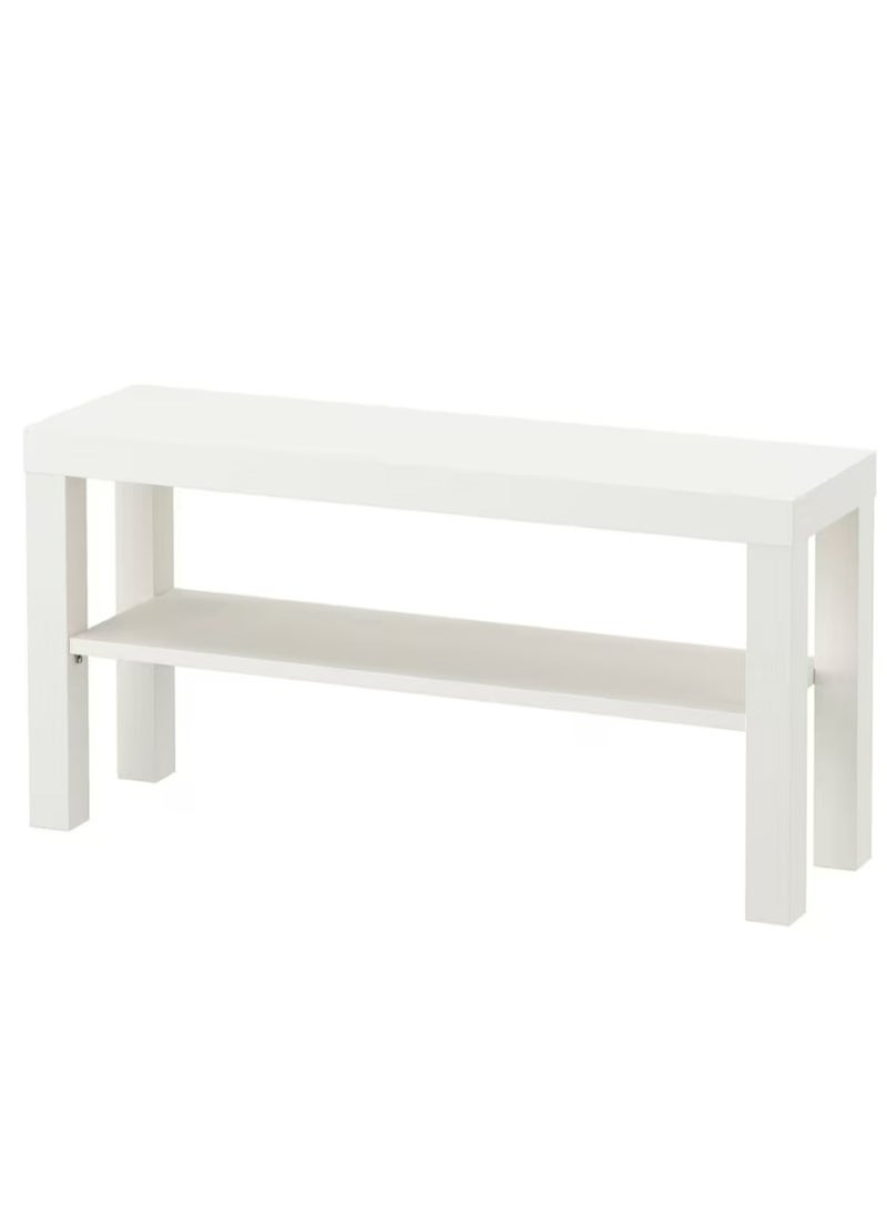Generic - IKEA TV table with acrylic paint shelf - Image 1