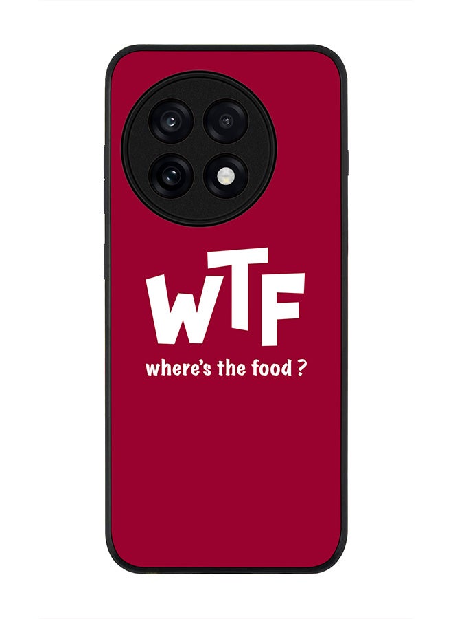 Stylizedd For OnePlus 13R / Ace 5 Pro Case,Slim fit Camera Protection, Shockproof Thin Phone cover  - Where's the food?