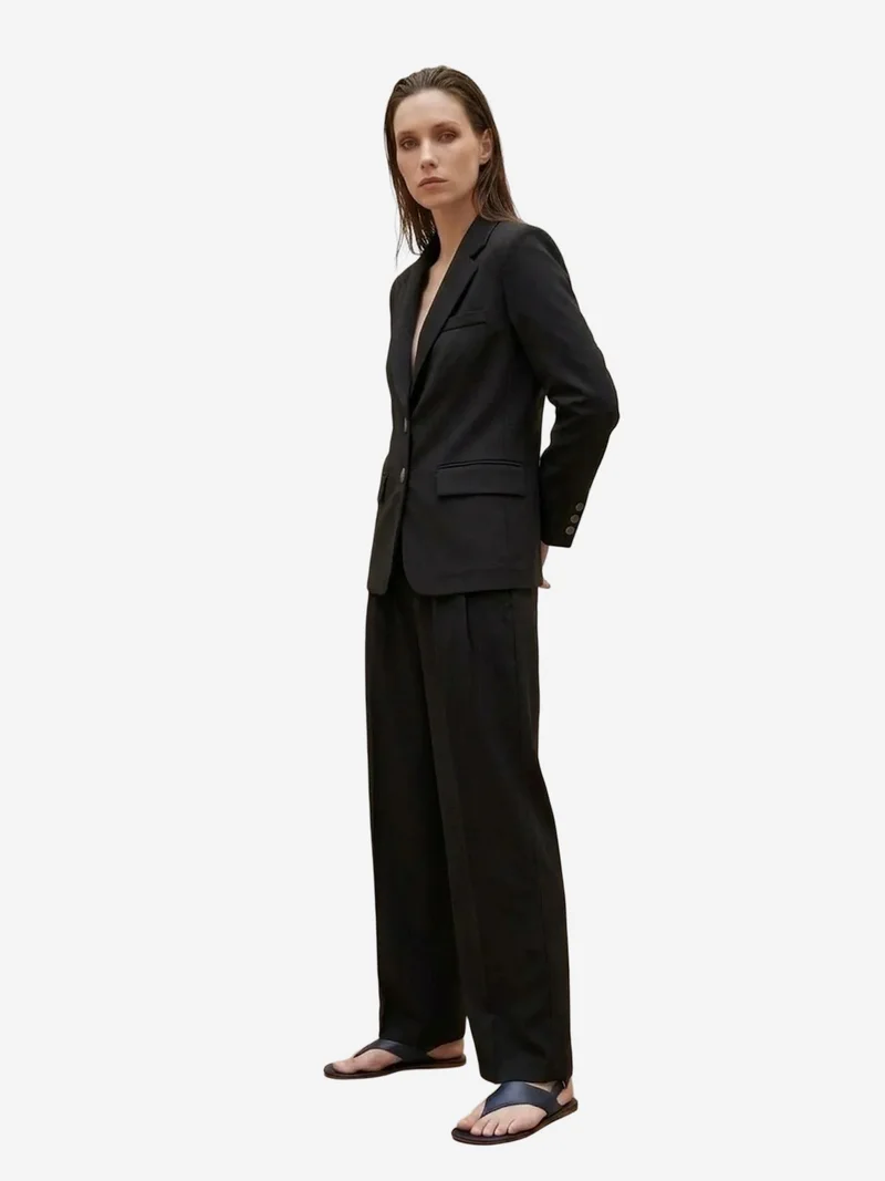My Fashion Black MY FASHION Women's regular-fit blazer jacket for Women | Best Price UAE