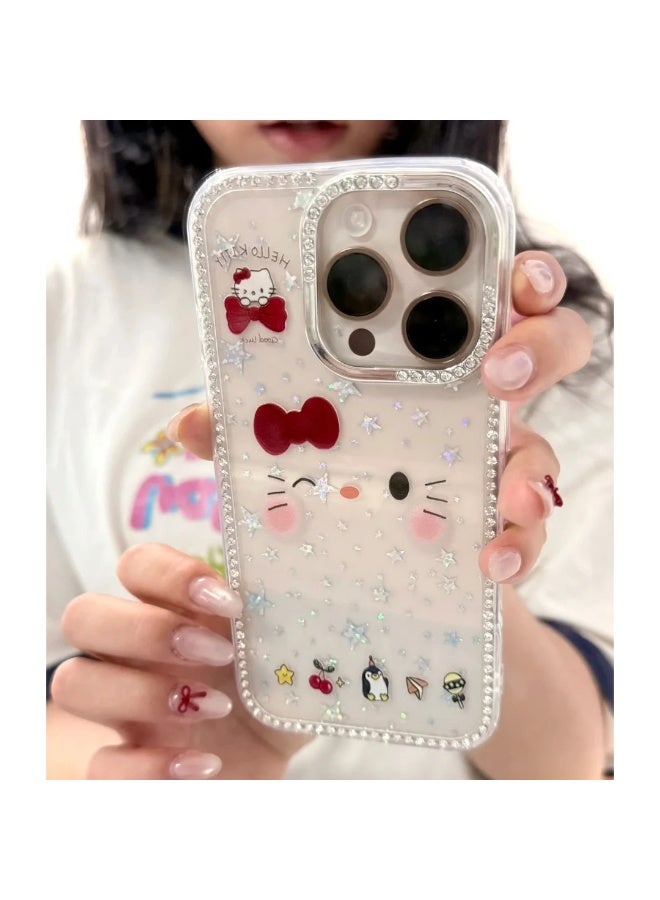 NIBEMINENT Blink Kitty Protective TPU Case Cover For iPhone 14 Pro - Image 1