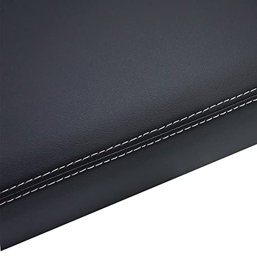 VeCarTech Compatible with 2014-2018 Chevy Silverado1500 2500 3500/Tahoe/Suburban/GMC Yukon(XL)/Sierra 1500 2500 3500 Black Center Console Armrest Lid Kit Center Console Cover 0227083AA - Image 4