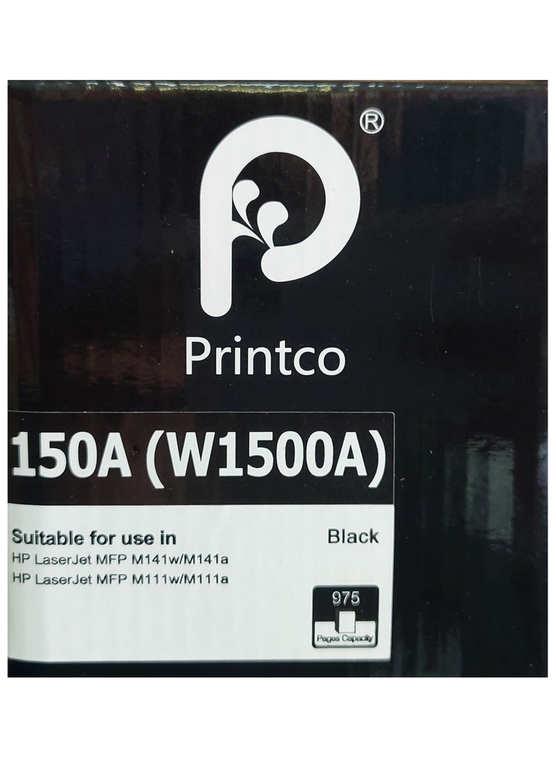 Printco Compatible Toner Cartridge (W1500A) 150A For Use in Laser Jet W142A /M111 /MFP M141 /M140  - Image 5