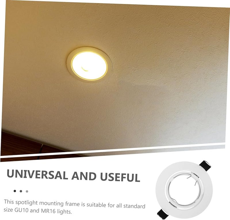 6 Inch Metal Baffle Trim Ring For Recessed LED Ceiling Lights Easy Installation - Image 4