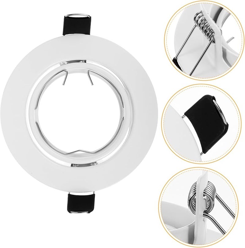 6 Inch Metal Baffle Trim Ring For Recessed LED Ceiling Lights Easy Installation - Image 2