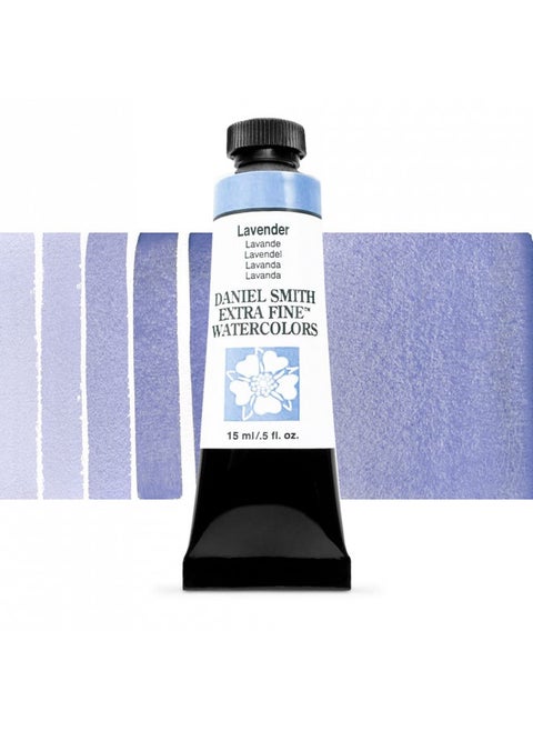 DANIEL SMITH Extra Fine Watercolor 15ml Paint Tube, Lavender, 0.5 Fl Oz (Pack of 1)