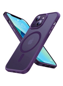 INFOSUN INFOSUN iPhone 13 Case Cover Compatible with Magsafe Magnetic Designed Shockproof Case Translucent Matte Protective Cover Back Hard Cases with Magnet for iPhone 13 Case  - Image 1