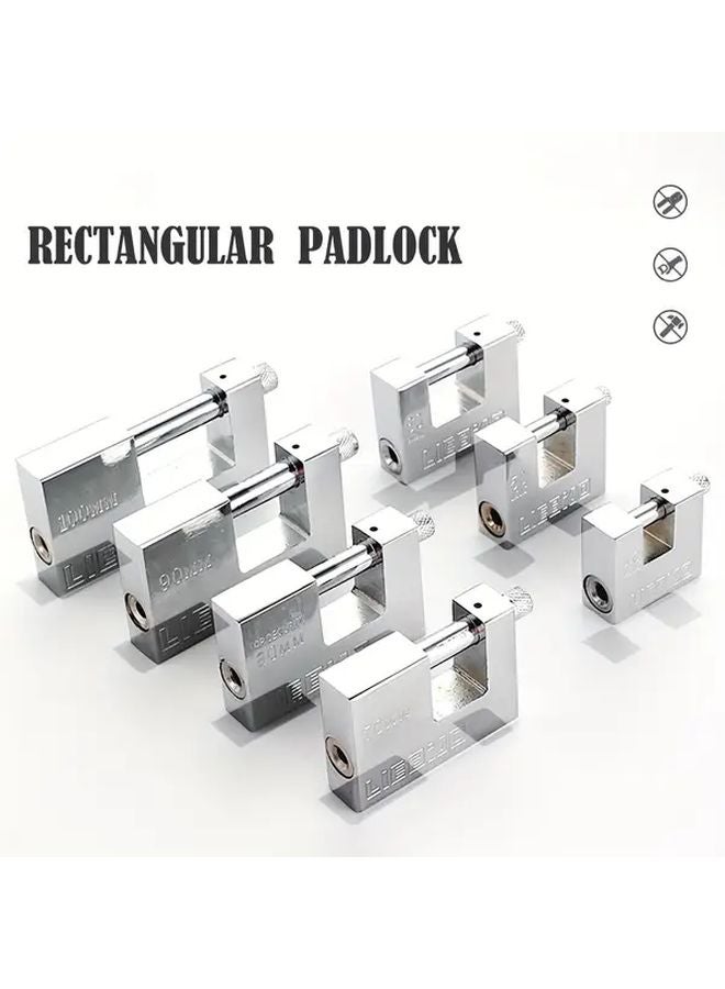 Heavy Duty Padlock 60MM with 3 Keys for Garage Doors Containers Gates Warehouses - Image 3