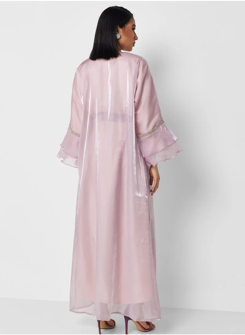 Khizana Bell Sleeved Abaya With Inner