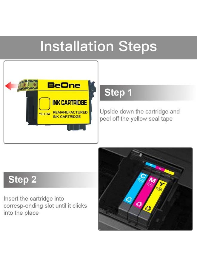 Beone Remanufactured Ink Cartridge Replacement for Epson 220 XL 220XL for Workforce WF-2760 WF-2750 WF-2660 WF-2650 WF-2630 Expression Home XP-320 XP-420 XP-424 (2 Black, Cyan, Magenta, Yellow; 5PK) - Image 4