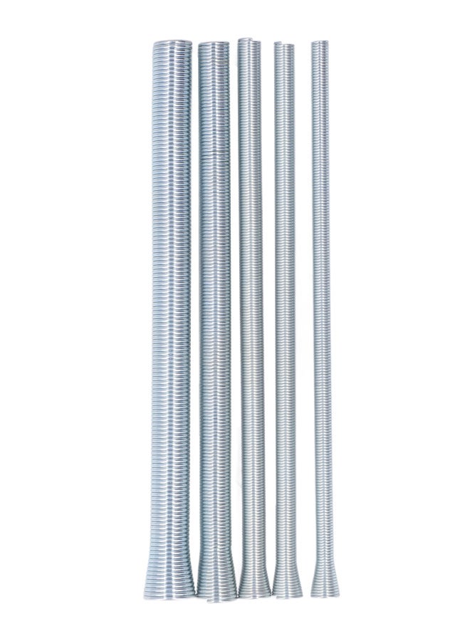 Spring Tube Bender Set for Copper Aluminum Thin Wall Steel Tubing 5/8in 1/2in 3/8in 5/16in 1/4in - Image 1