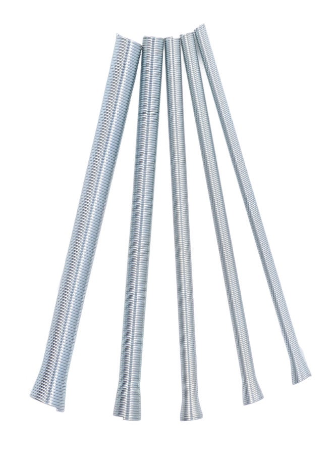 Spring Tube Bender Set for Copper Aluminum Thin Wall Steel Tubing 5/8in 1/2in 3/8in 5/16in 1/4in - Image 2