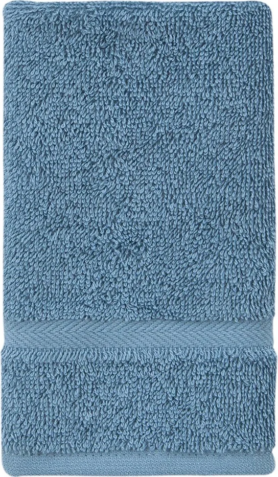 Efabrika Leora 100% Cotton 6 Piece 30X30 Hand/Guest Towel Set - Indigo Blue