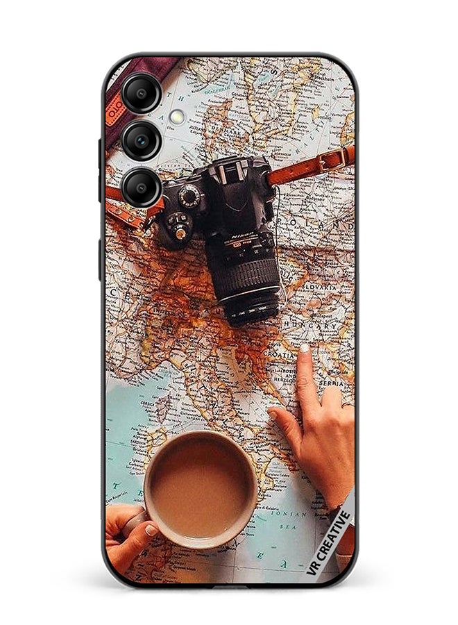 VR CREATIVE Protective Case Cover For Samsung Galaxy A15 5G/A15 Planning Next Adventure Design Multicolour - Image 1