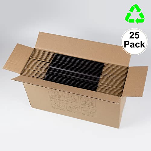 Sodissa 9x6x4 Inches Shipping Boxes Pack of 25, Packaging Corrugated Cardboard Mailer Boxes for Small Bussiness, Black - Image 5