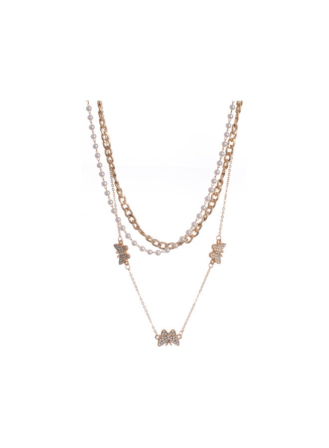 3 Layers Gold Necklace