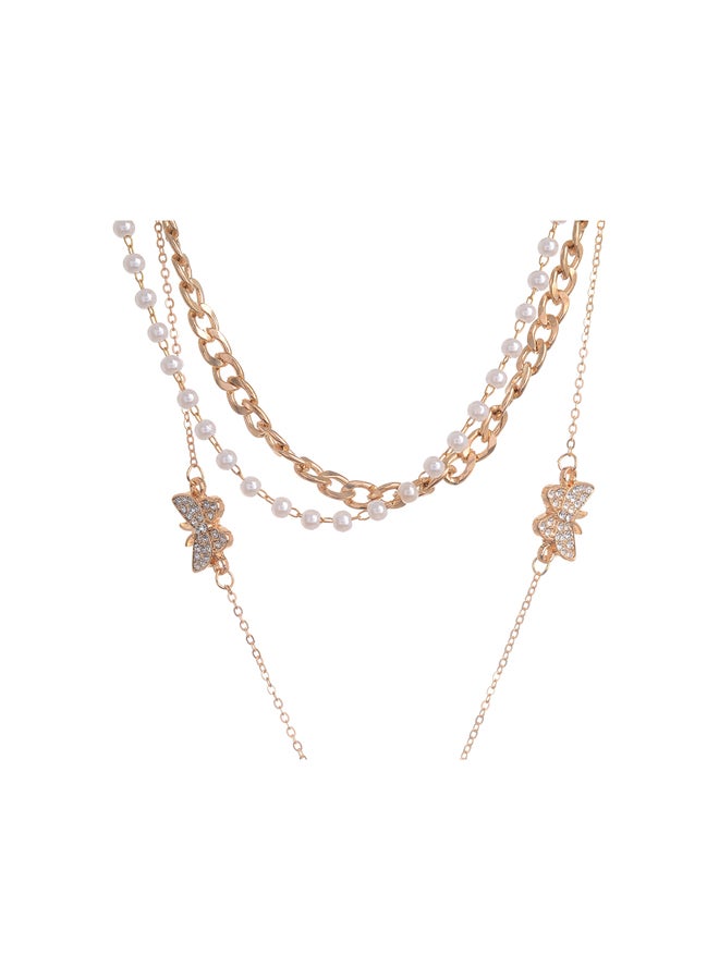 3 Layers Gold Necklace