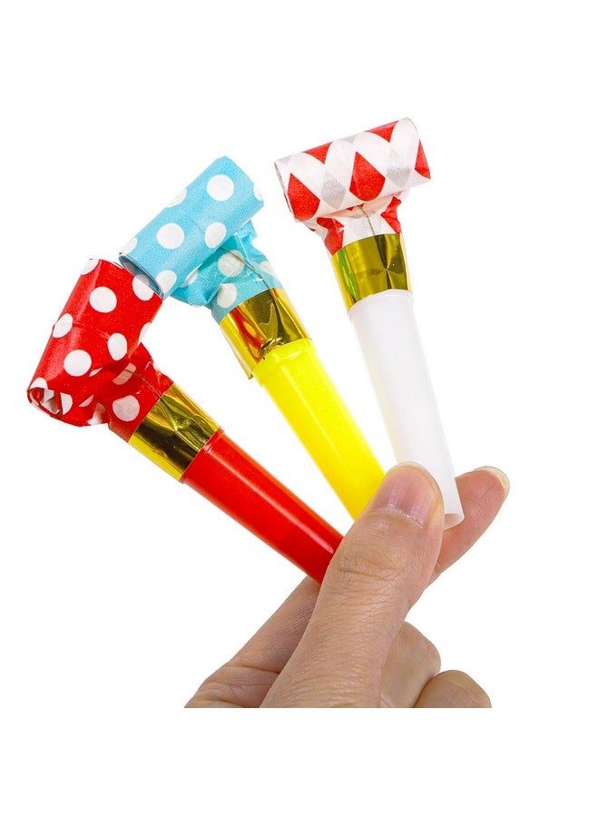 Hedume 200 Pieces Party Blower Noisemakers Blowouts Whistles Colorful Birthday Noisemakers Party Horns Party Whistles New Years Party Noisemakers Blowouts Noisemakers Funny Party Blowouts Blowers - Image 2