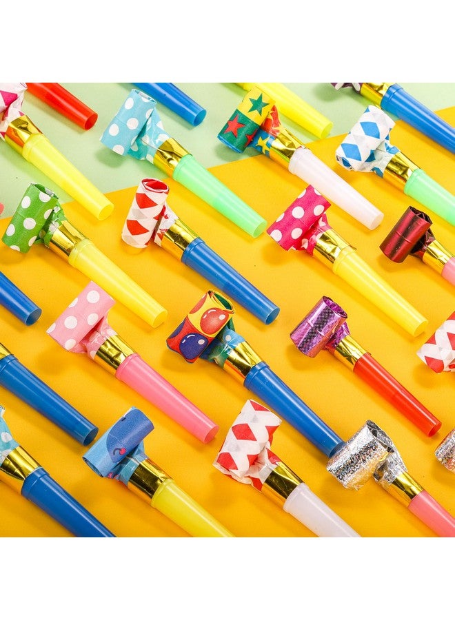 Hedume 200 Pieces Party Blower Noisemakers Blowouts Whistles Colorful Birthday Noisemakers Party Horns Party Whistles New Years Party Noisemakers Blowouts Noisemakers Funny Party Blowouts Blowers - Image 4