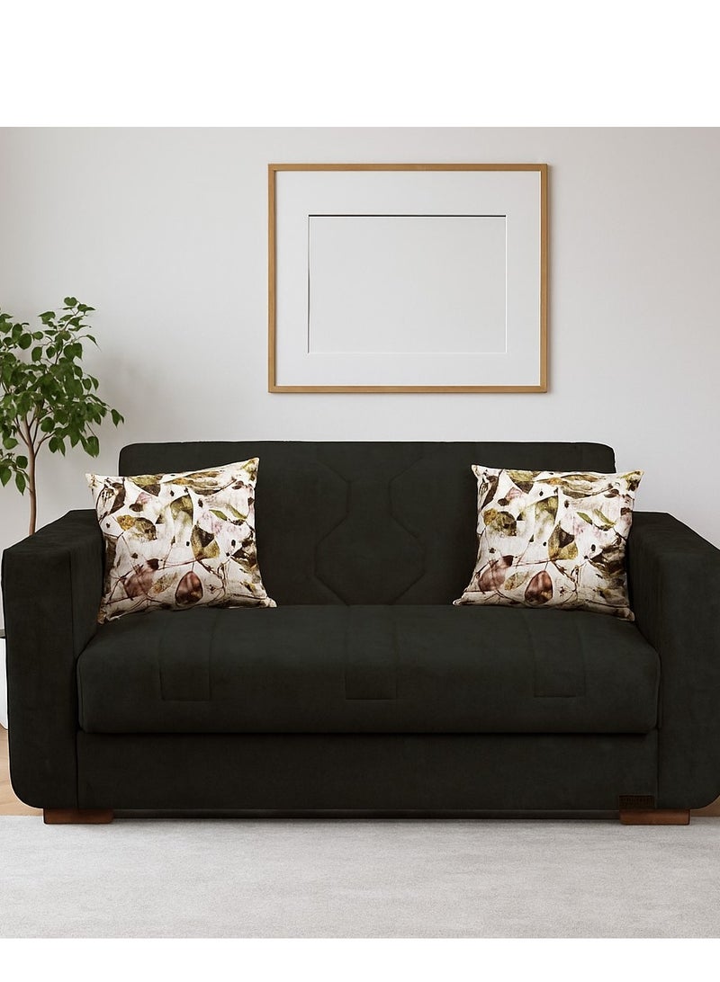 ألدورا - صوفا بد 2 مقعد -  جلاكسي رمادي غامق - Image 1