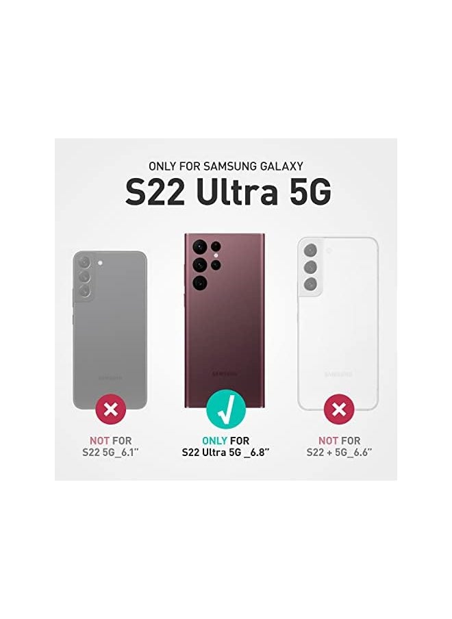 SupCase - Unicorn Beetle Pro Series Case for Samsung Galaxy S22 Ultra 5G (2022 Release), Full-Body Dual Layer Rugged Belt-Clip & Kickstand Case Without Built-in Screen Protector (CamoGray) - Image 1