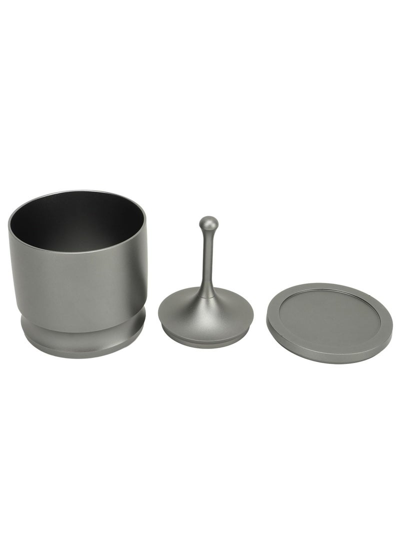 Coffee Powder Picker, 58mm Aluminum Alloy Dosing Rings Press, Aluminum Alloy Coffee Powder Picke Anti Flying Dust Powder Cup Coffee Making Supplies