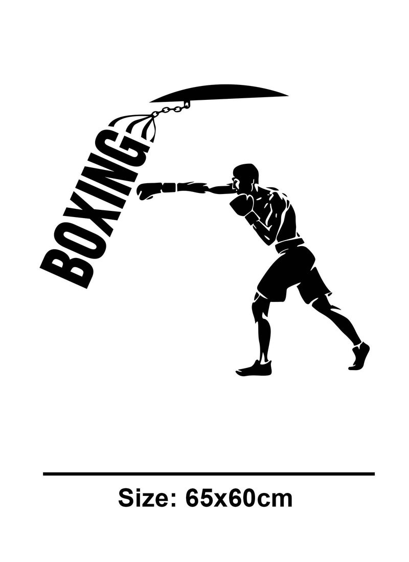 Spoil Your Wall Boxer Boxing Bag Art Wall Decal - Wall Arts Home Décor - Wall Sticker - 80x70 cm by Spoil Your Wall - Image 3