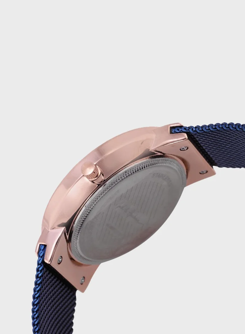 Mast & Harbour Round Analog Watch