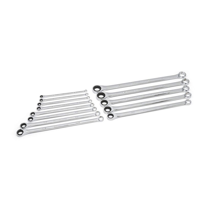 GEARWRENCH 13 Pc GearBox 12 Pt XL Double Box Ratcheting Wrench Set SAE 85999