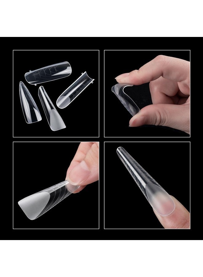 NMKL38 Nail Extension Form Tips Acrylic Nails Mold Artificial Dual Forms System Uv Gel Diy Polish Manicure Tool 96Pcs(4 Types) - Image 3