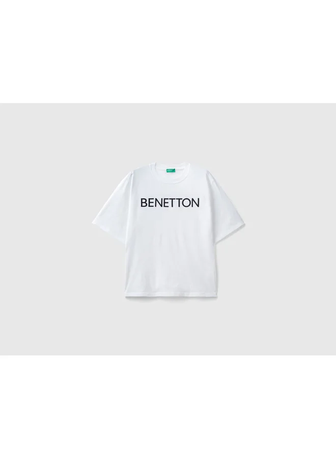 UNITED COLORS OF BENETTON T-Shirt With Logo Text